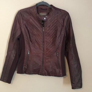 Maurices faux leather jacket medium